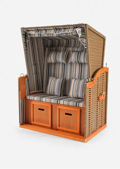 bonprix Strandkorb für 2 Personen schützt vor Sonne und Wind - beige