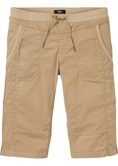 bonprix Stretch-Long-Bermuda mit Komfortschnitt Regular Fit - grün