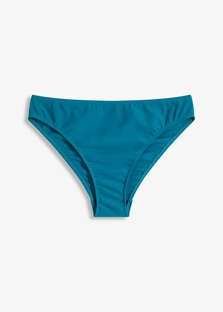 bonprix Stylische Bikinihose mit höher geschnittenem Bein - petrol