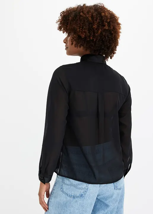 Bonprix Stylische Bluse Mit Toller Passform Und Leichter Transparenz