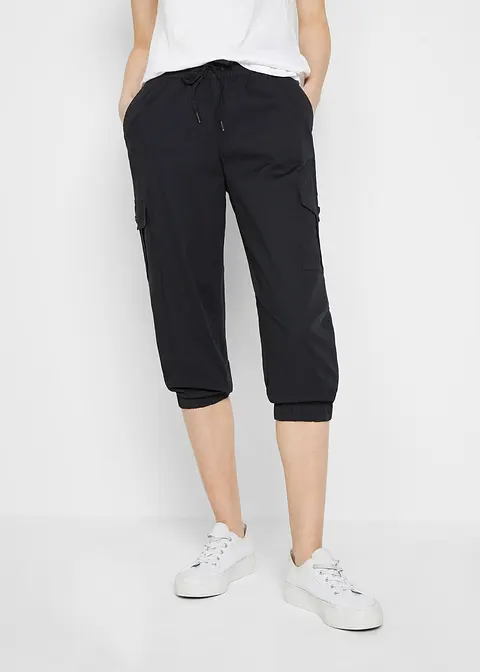 Bonprix Stylische Cargohose In ¾-Länge Und Taschen An Den Beinen - Damen