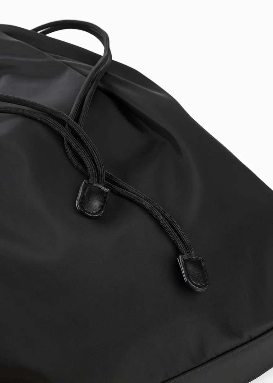 Bonprix Stylische Handtasche Mit Zugband - Schwarz - Damen