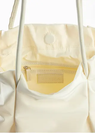 Bonprix Stylische Handtasche Mit Zugband - Weiß - Damen