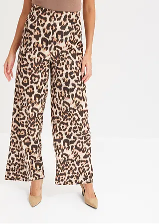 Bonprix Stylische Hose Mit Coolem Print - Schwarz - Damen