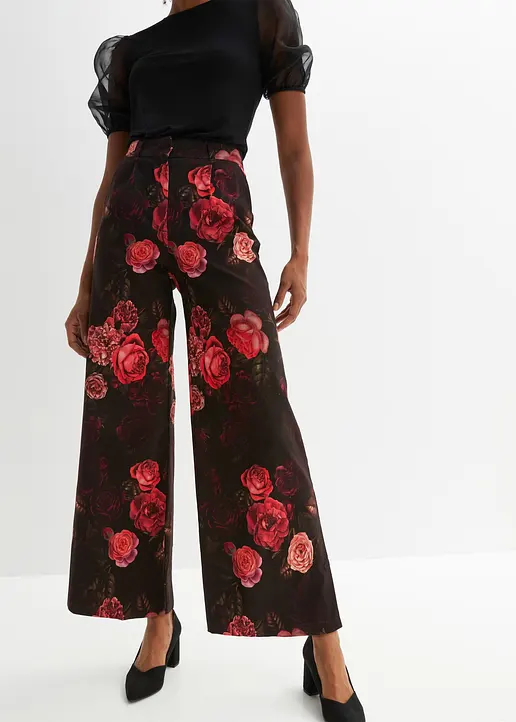 Bonprix Stylische Hose Mit Toller Passform - Rot Regular