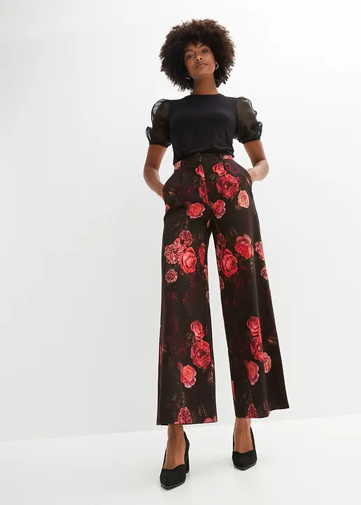 Bonprix Stylische Hose Mit Toller Passform - Rot Regular