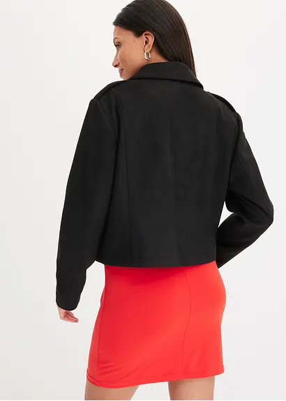 Bonprix Stylische Jacke Mit Toller Passform - Schwarz - Damen