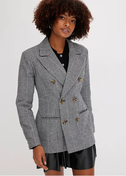 Bonprix Stylische Jacke Mit Toller Passform - Schwarz - Damen