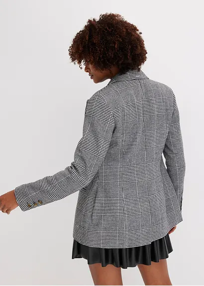 Bonprix Stylische Jacke Mit Toller Passform - Schwarz - Damen