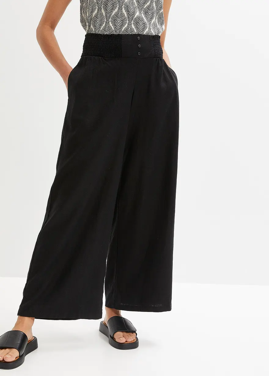 Bonprix Stylische Marlene-Hose Mit Bequembund Und Bequemer Passform