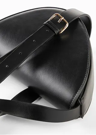 Bonprix Stylische Umhängetasche In Asymmetrischem Look - Schwarz - Damen