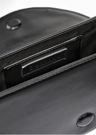 Bonprix Stylische Umhängetasche In Asymmetrischem Look - Schwarz - Damen