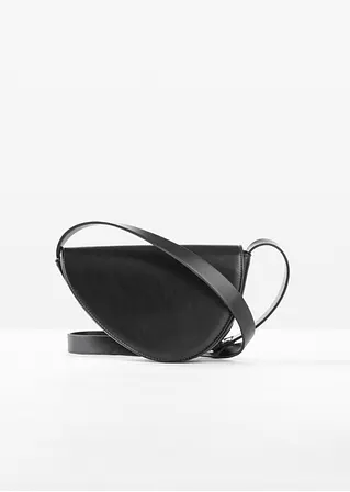bonprix Stylische Umhängetasche in asymmetrischem Look - schwarz - Damen