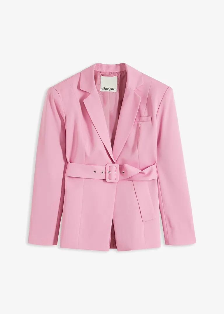 bonprix Stylischer Blazer mit toller figurbetonter Passform - rosa