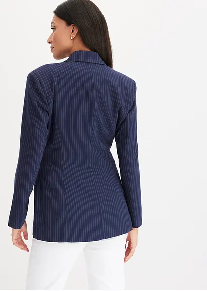 Bonprix Stylischer Blazer Mit Toller Passform - Blau - Damen