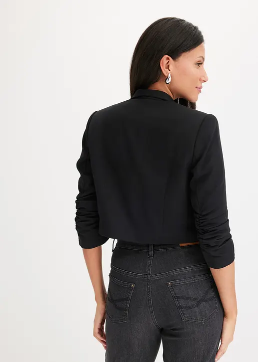 Bonprix Stylischer Blazer Mit Toller Passform Und Gerafften Ärmeln