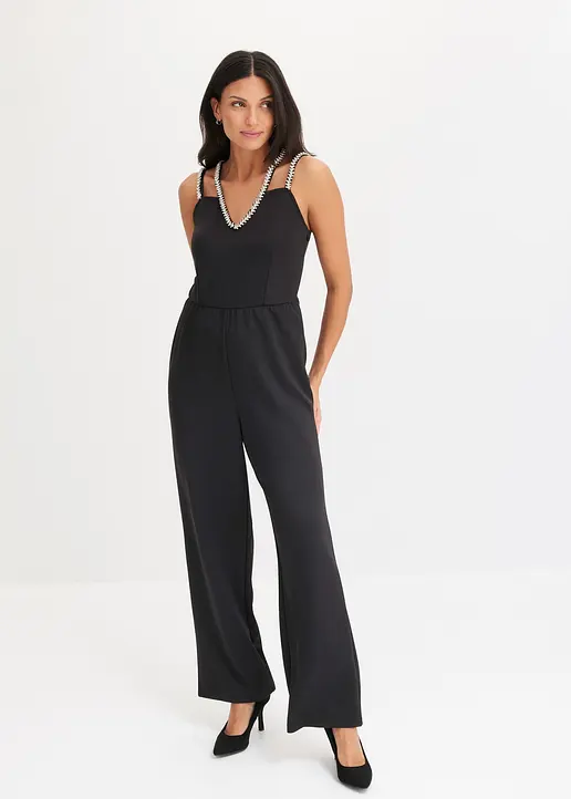Bonprix Stylischer Jumpsuit Mit Toller Passform - Schwarz