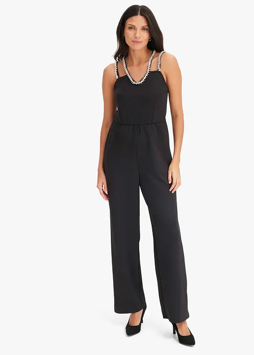Bonprix Stylischer Jumpsuit Mit Toller Passform - Schwarz