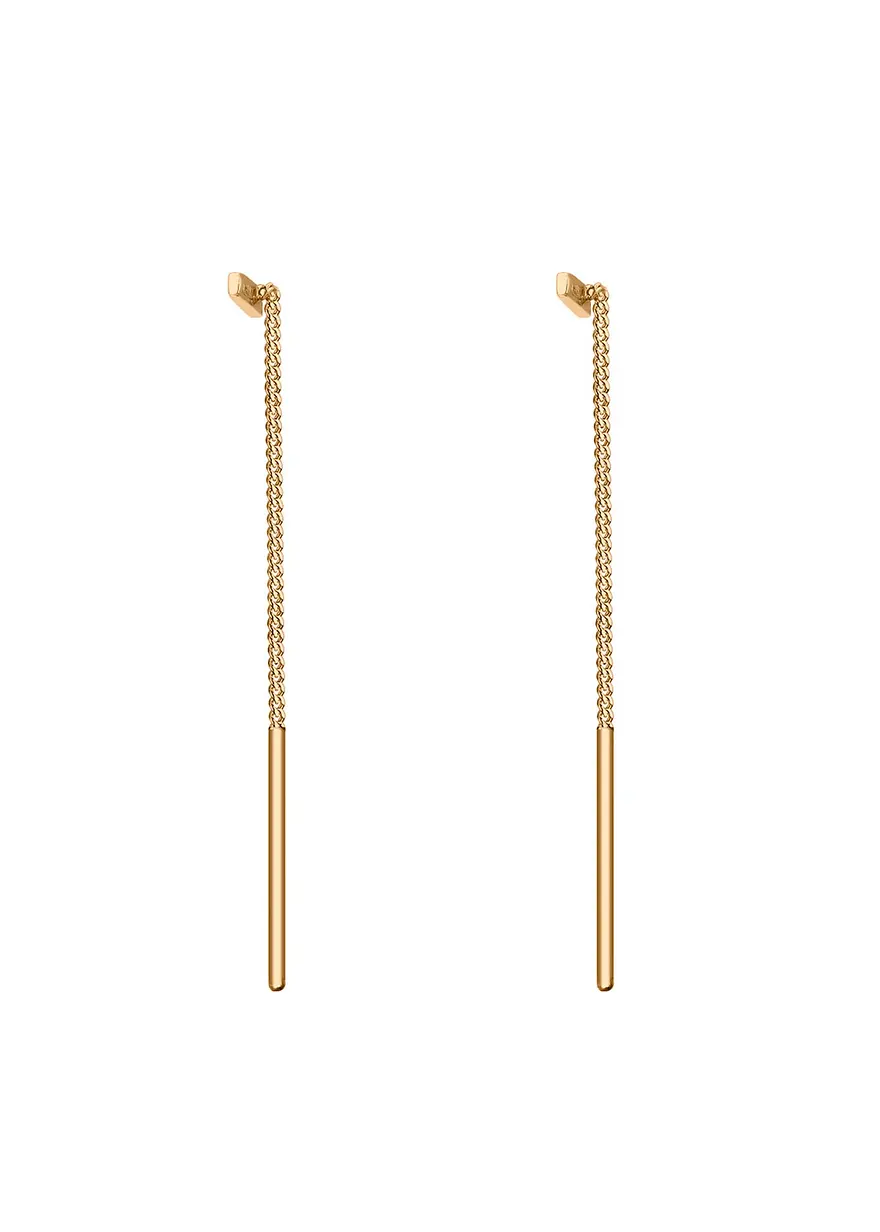 Bonprix Stylischer Ohrstecker In Geometrischer Form Aus 925er Sterling Silber Vergoldet