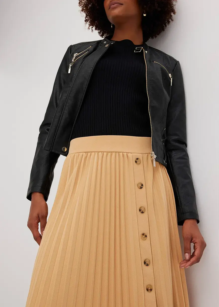 Bonprix Stylischer Rock Mit Toller Passform - Braun - Damen