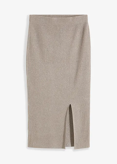 bonprix Stylischer Rock mit toller Passform - grau - Damen