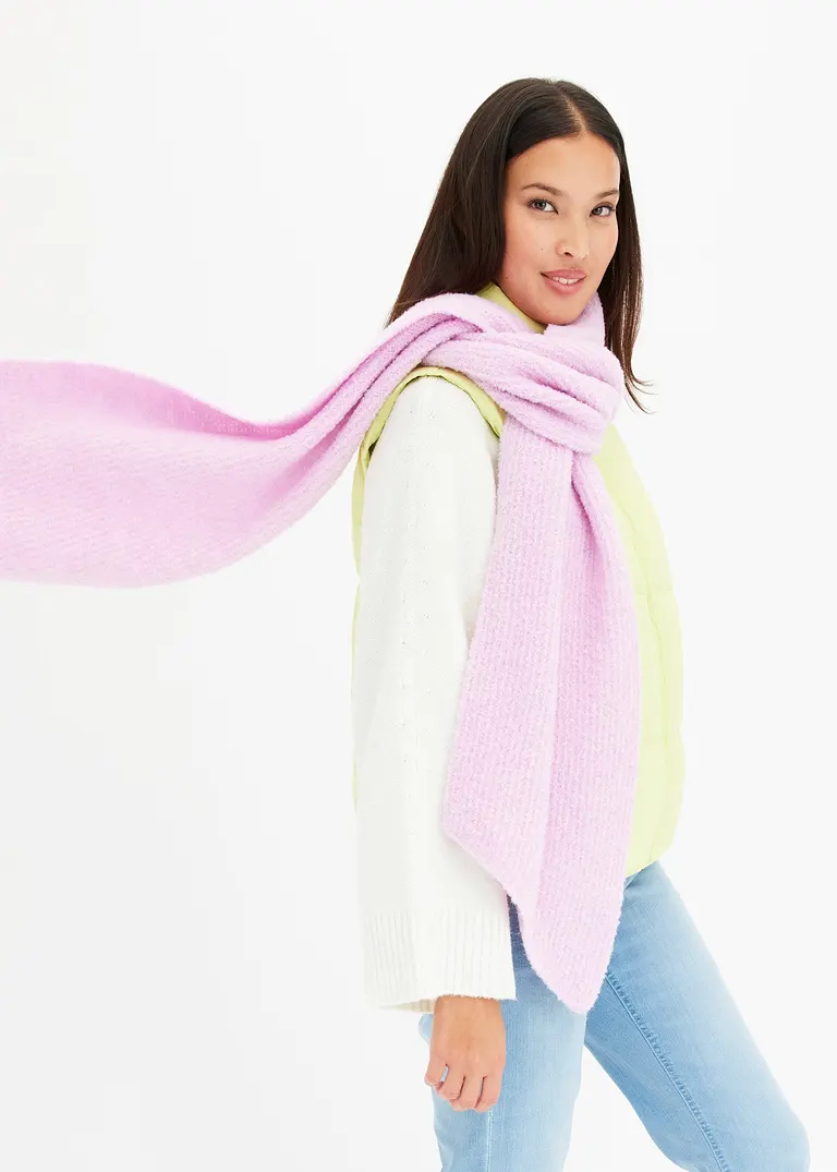 Bonprix Stylischer Schal Mit Abgeschrägten Enden - Pink - Damen