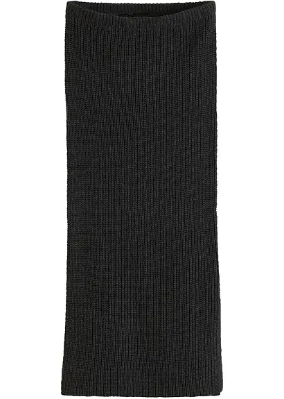 bonprix Stylischer Strickrock mit Gummibund - grau - Damen