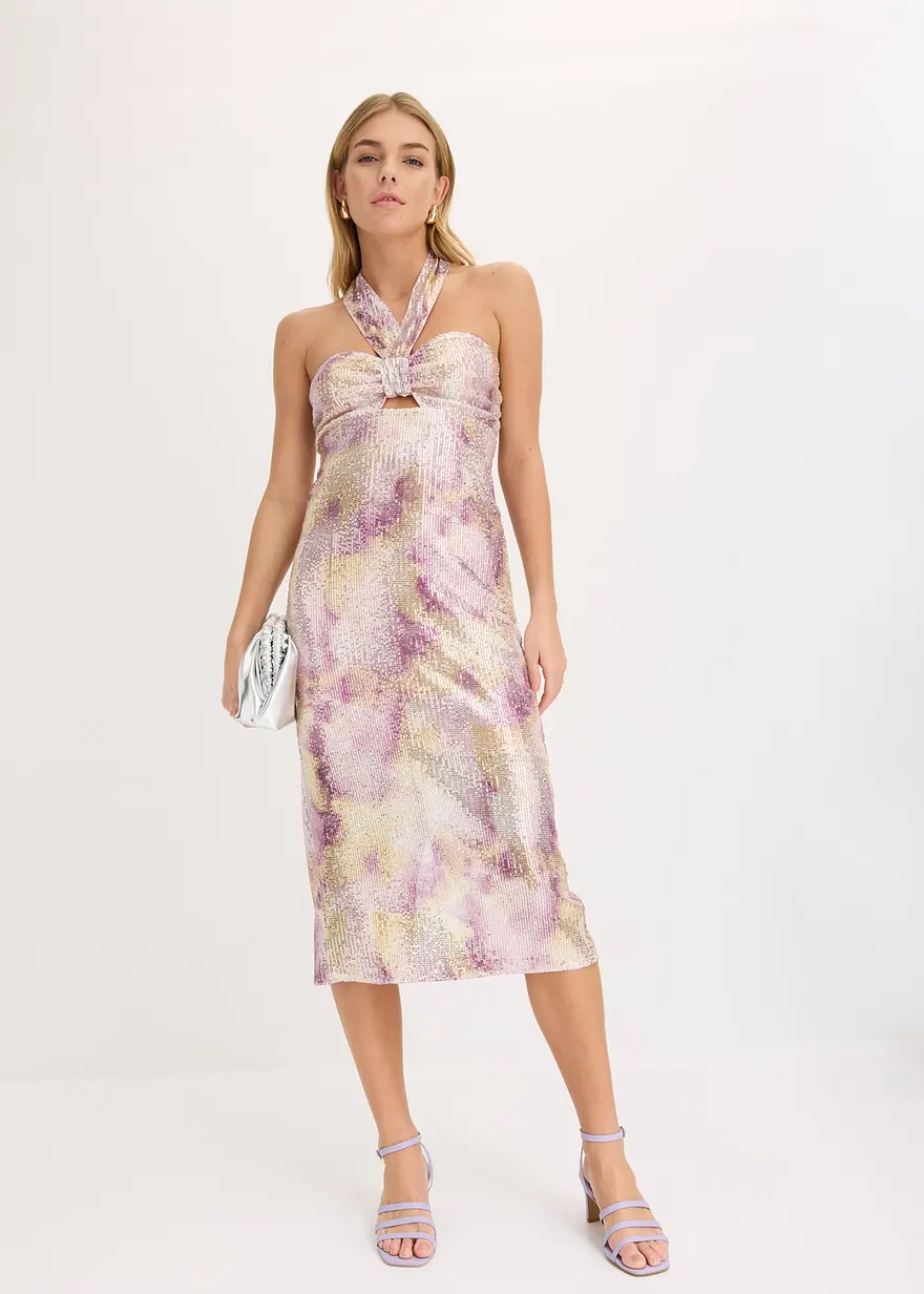 Bonprix Stylisches Kleid Mit Cut Out Vorne - Rosa - Damen