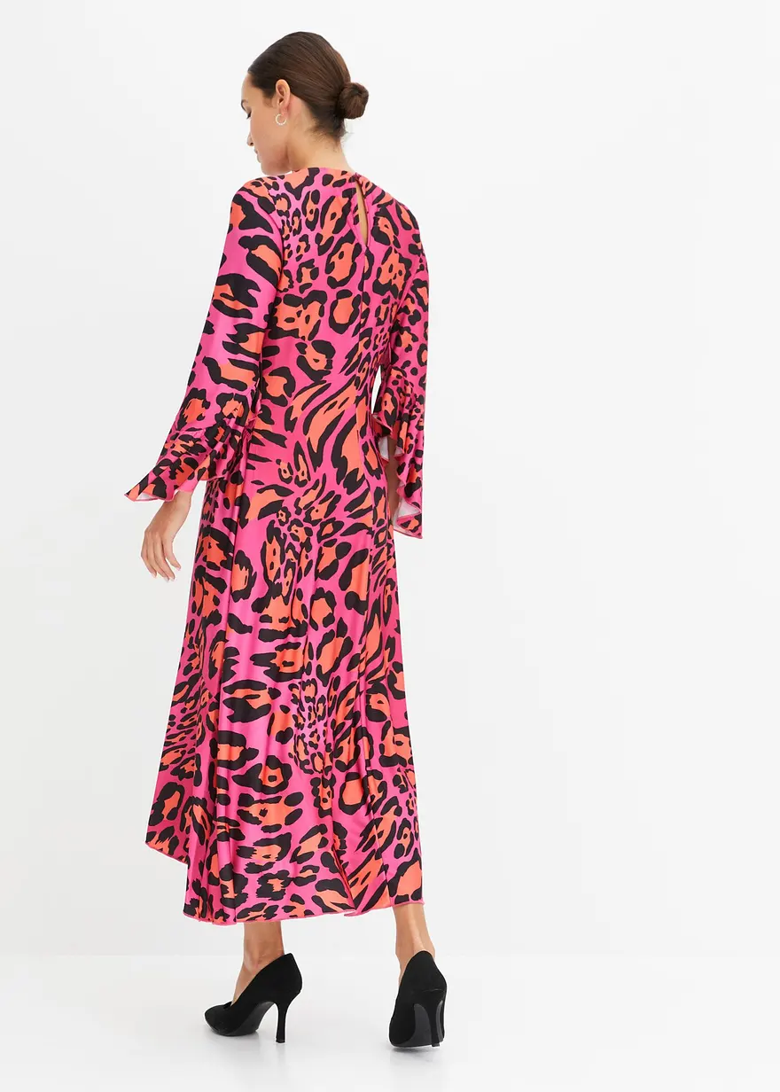 Bonprix Stylisches Kleid Mit Cutouts Am Ausschnitt Und Volantärmeln