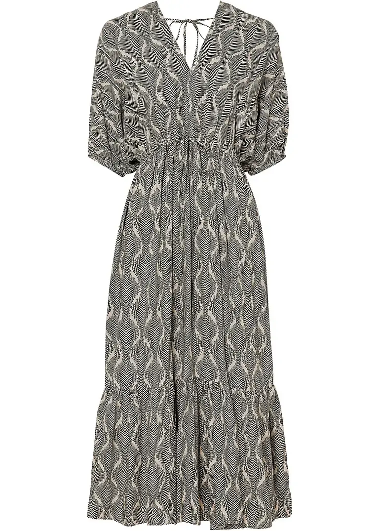 bonprix Stylisches Kleid mit Fledermausärmel aus nachhaltiger Viskose