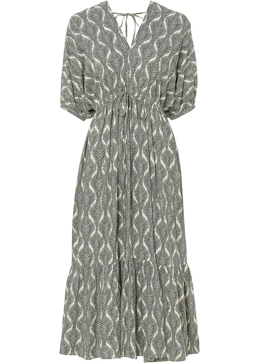 bonprix Stylisches Kleid mit Fledermausärmel aus nachhaltiger Viskose