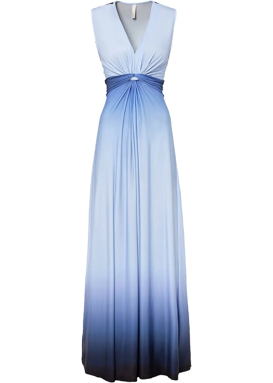 bonprix Stylisches Kleid mit schönem Farbverlauf - blau regular - Damen