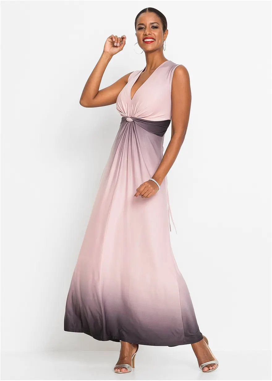Bonprix Stylisches Kleid Mit Schönem Farbverlauf - Rosa Regular - Damen