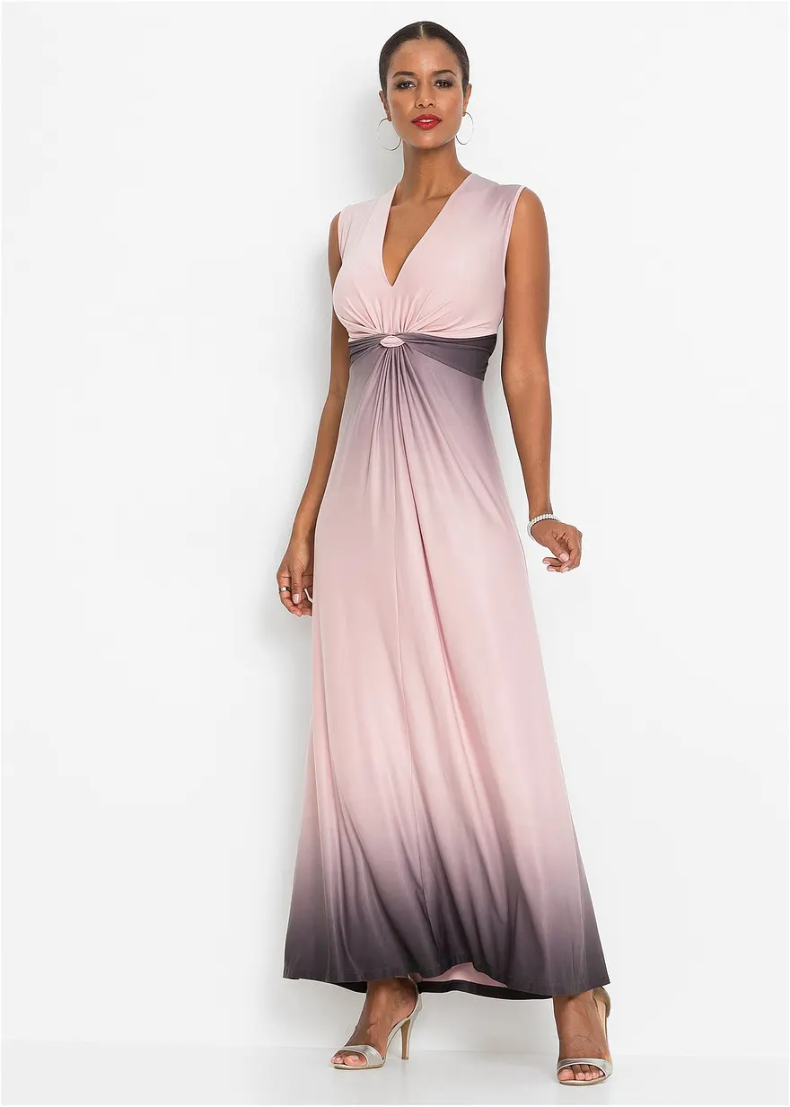 Bonprix Stylisches Kleid Mit Schönem Farbverlauf - Rosa Regular - Damen