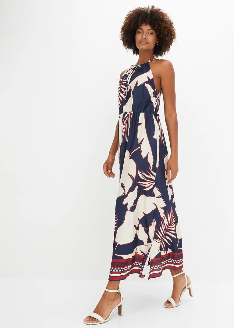 Bonprix Stylisches Kleid Mit Toller Passform - Blau - Damen
