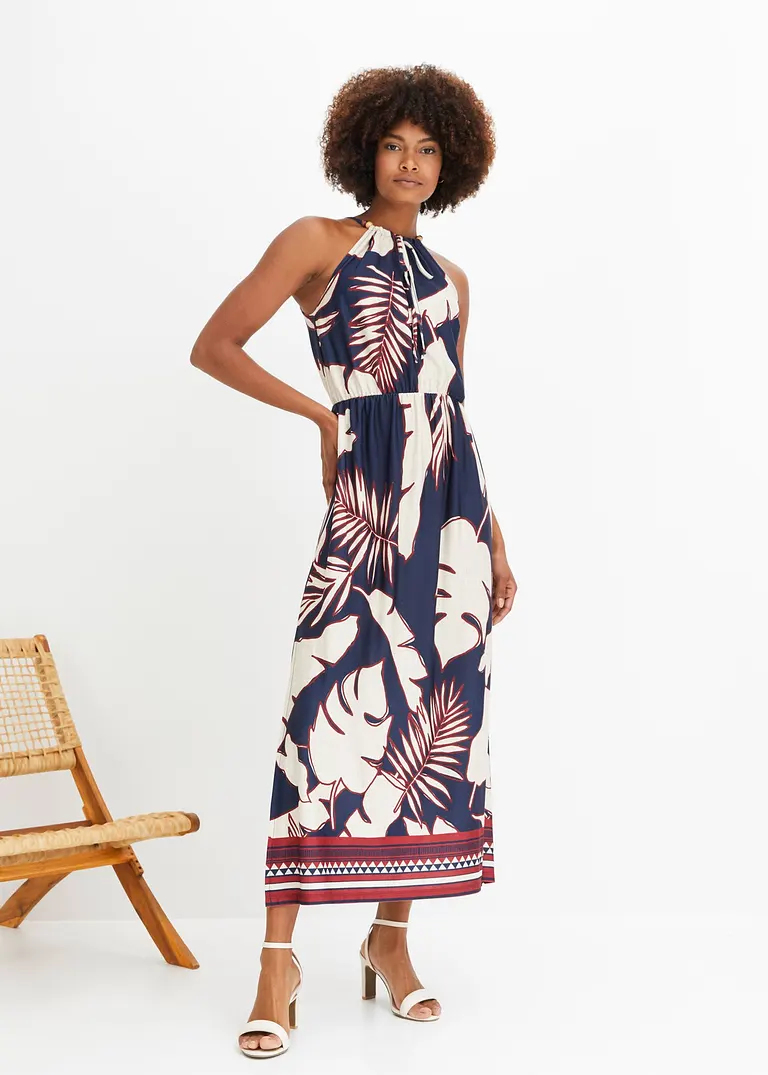 Bonprix Stylisches Kleid Mit Toller Passform - Blau - Damen