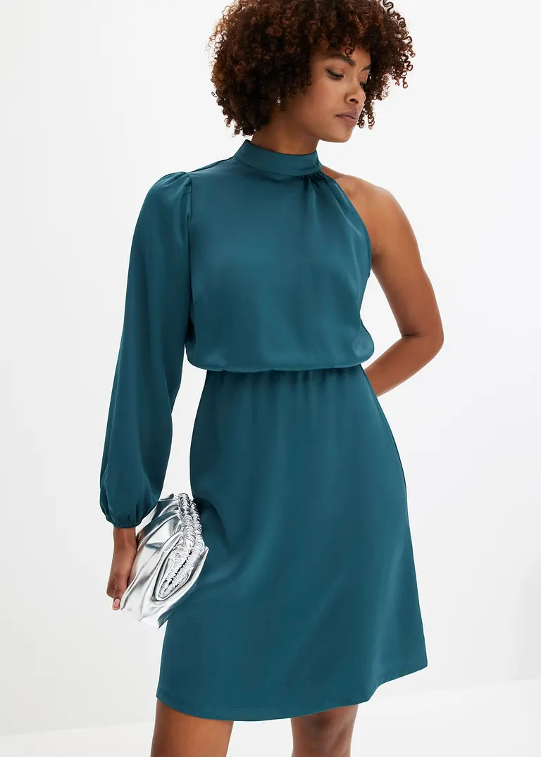 Bonprix Stylisches Kleid Mit Toller Passform - Petrol - Damen