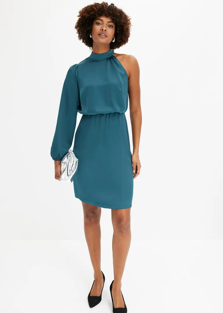 Bonprix Stylisches Kleid Mit Toller Passform - Petrol - Damen