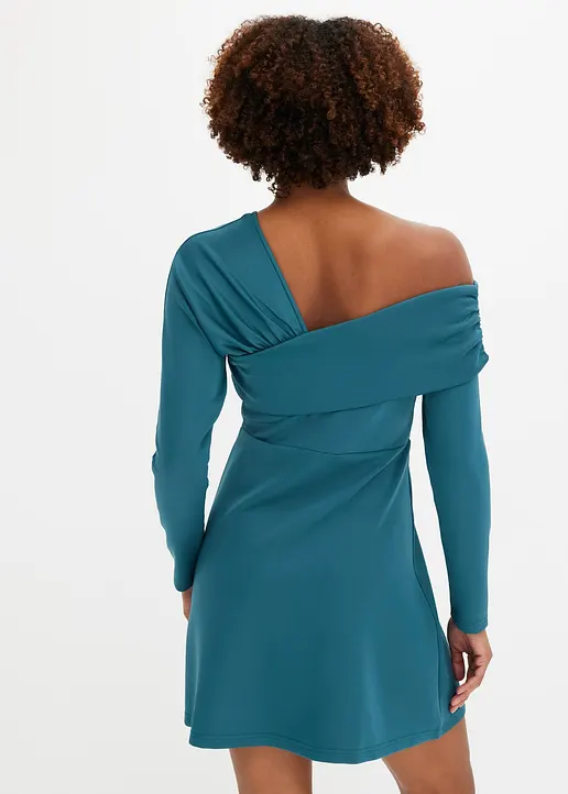 Bonprix Stylisches Kleid Mit Toller Passform - Petrol - Damen