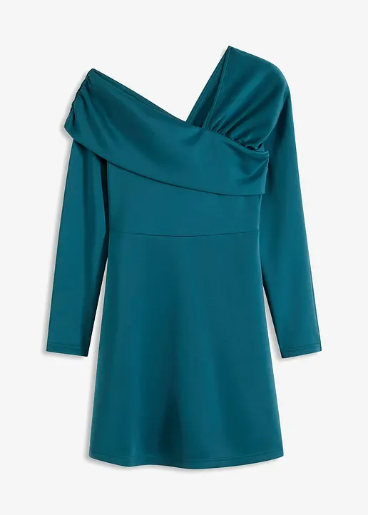 bonprix Stylisches Kleid mit toller Passform - petrol - Damen