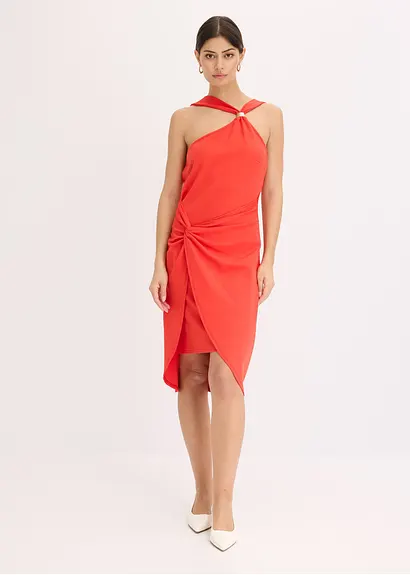 Bonprix Stylisches Kleid Mit Toller Passform - Rot - Damen