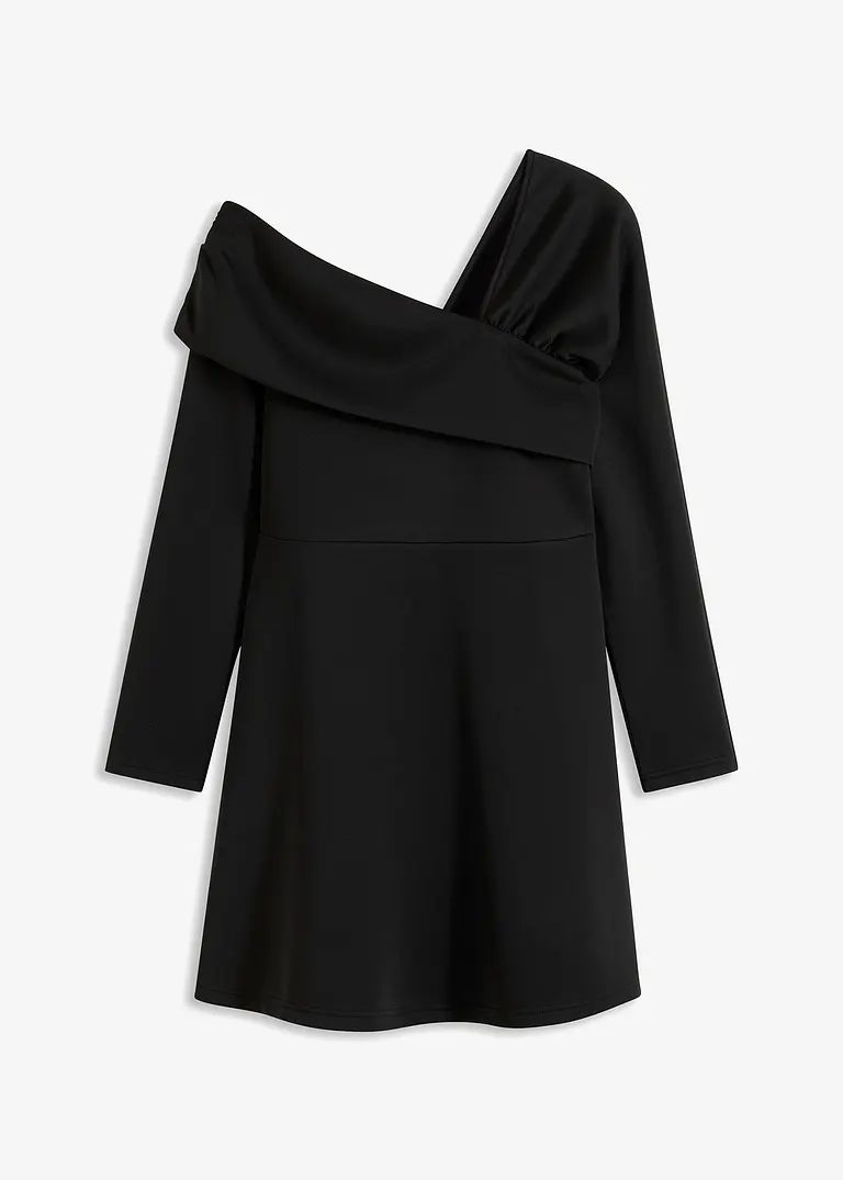 bonprix Stylisches Kleid mit toller Passform - schwarz - Damen