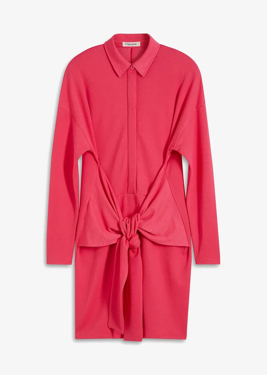 bonprix Stylisches Kleid mit toller Passform und dekorativem Bindegürtel