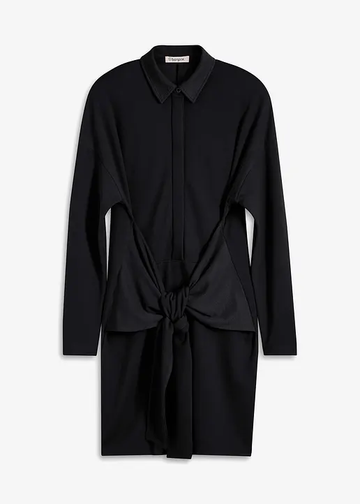 bonprix Stylisches Kleid mit toller Passform und dekorativem Bindegürtel