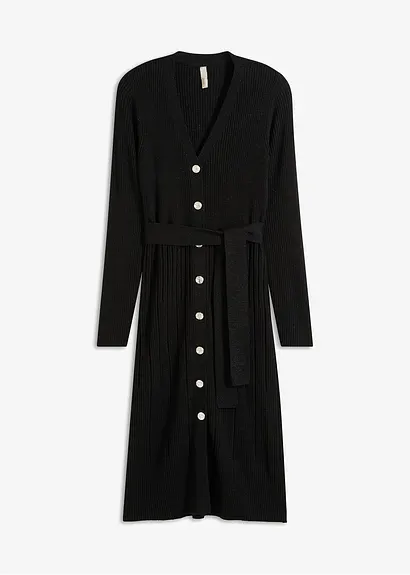 bonprix Stylisches Kleid mit toller Passform und schönem Bindeband