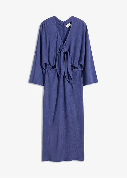 bonprix Stylisches Kleid mit toller Passform und tiefem Ausschnitt vorne