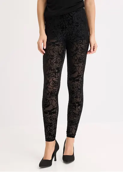 Bonprix Stylisches Leggings Mit Schöner Passform - Schwarz