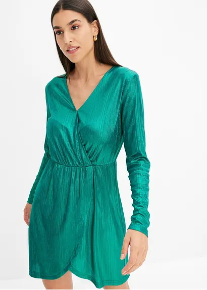 Bonprix Stylisches Minikleid Mit Toller Passform Und Glänzendem Material