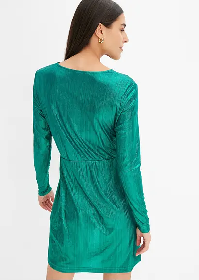 Bonprix Stylisches Minikleid Mit Toller Passform Und Glänzendem Material