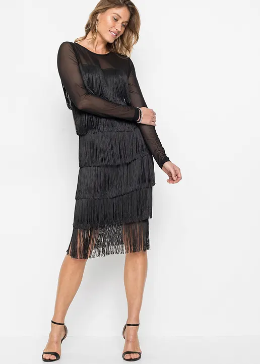 Bonprix Stylisches Partykleid Mit Toller Passform - Schwarz Regular